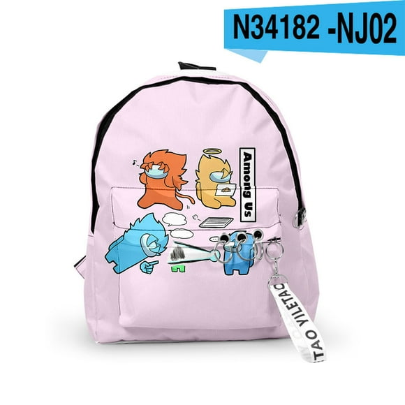 Nouveaux Sacs à Dos Mignons Among Us pour Garçons Imperméables 3D Dessin Animé Among Us Sac à Dos Scolaire Sac à Livres Among Us Imprimé Personnages Sac à Dos Sac à Bandoulière Camping Voyage Durable Sacs à Dos Étudiants