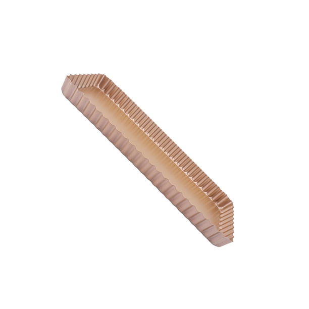 Bewildely Bandeja para hornear de acero al carbono resistente al calor, resistente y duradera, no tóxica, fácil de limpiar, fondo extraíble Herramientas y accesorios para hornear oro