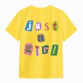 thumbnail image 5 of kpoplk Graphic Tees for Girls Kids Summer Tops Crewneck Short Sleeve T Shirt 5-14 Years(Yellow,2-3 Y), 5 of 6