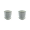 thumbnail image 2 of kurtrusly Modern Decorative Flower Pots Easy To Maintain Various Colors And Sizes light gray S pot+S tray 2Set, 2 of 6
