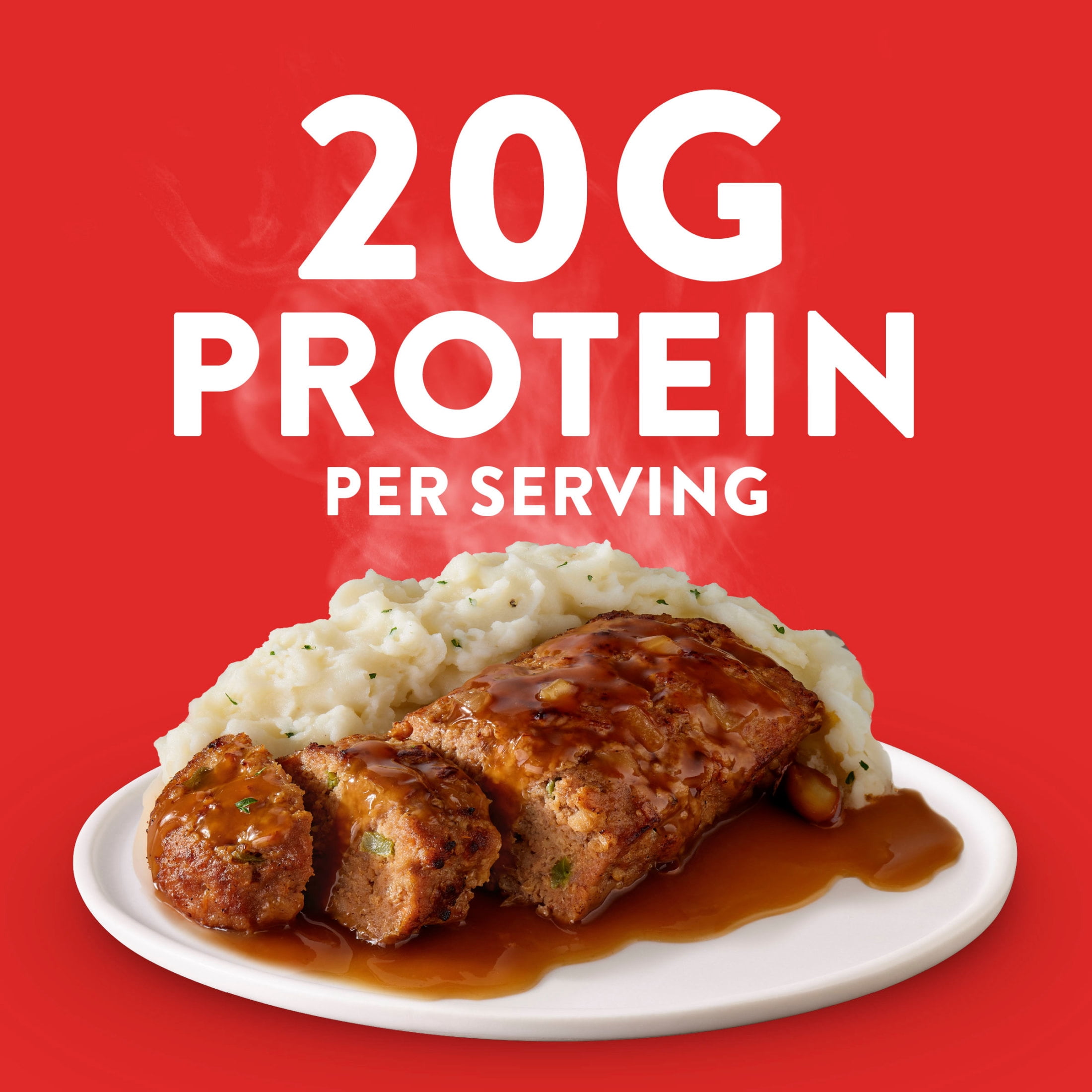 Stouffer’s Classic Meatloaf, Single Serve, Microwave Dinner, Meatloaf Frozen Dinner
