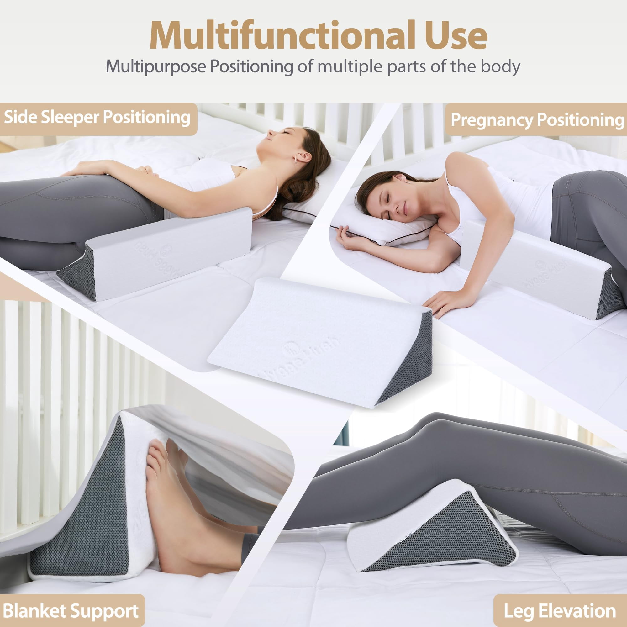Side Wedge Pillow For Sleeping  Sleeper Body Positioners Preventing After Support Ankle Bed Sleepers
