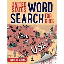United States Word Search For Kids, (Paperback)