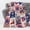 4th of July Patriotic Blanket, variant on Plush St. Patrick's Shamrock Blanket Clovers Green Gnome Leaf Saints Throw Blanket for Couch,Lightweight Soft and Warm Throws Blankets for Sofa Bed Living Room in Spring