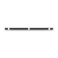 thumbnail image 2 of BUILDMART - 36" Linear Slot Diffuser - (1 Slot) Single Slot - White Decorative Aluminum Air Vent - Heating and Cooling Modern AC Vent Cover for Ceiling, Walls & Floors - Texas Buildmart, 2 of 7