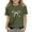 Army Green, variant on CCRFTGI Girls Shirts Trendy Short Sleeve Bow Print Tops Fall Crew Neck Tee Shirts Fashion Vintage Solid Basic Tees Pink 11-12Y