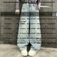 thumbnail image 3 of Odeerbi 5-15 Años Niñas Jeans de Pierna Ancha Pantalones de Denim Rasgados de Mariposa Pantalones de Vaquero Sueltos Ropa Exterior Casual Pantalones de Pierna Recta, 3 of 7