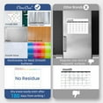 thumbnail image 4 of Clever Clean Non-Magnetic Dry Erase Calendar for Fridge, Reusable Calendar with 6 Dry Erase Markers, Dry Erase Fridge Calendar, Whiteboard Calendar Sticks to Any Smooth Surface, 4 of 6