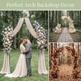 thumbnail image 7 of Nana Guard Garden Arch Trellis, Metal Garden Arbor with 2 Adjustable Sizes 7.9x4.6ft or 7.6x6.4ft for Wedding and Climbing Plants, Black, 7 of 7
