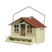 Perky Pet 8lb Squirrel-Be-Gone II Feeder Home with Chimney, Brown, Wild Bird