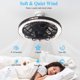 thumbnail image 2 of Injueey Ventilador de techo de bajo consumo para dormitorio con ventiladores de techo ligeros Ventilador de techo con luz y control Electrodomésticos negro, 2 of 2