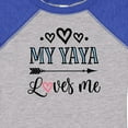thumbnail image 4 of Inktastic My Yaya Loves Me Grandchild Girls Baby Bodysuit, 4 of 5