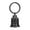 Keyring-Black, variant on Personalize Circle of Life Kate Knot Print Ringing Bell Urn Pendant Memory Keyring for Cremation Ashes Holder Memorial Jewelry Keychain