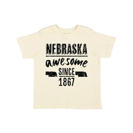 

Inktastic Nebraska Awesome Since 1867 Gift Toddler Boy or Toddler Girl T-Shirt