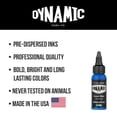 thumbnail image 5 of Tattoo Ink Dynamic Color Co Platinum Collection Azure Blue 30mL, 5 of 5