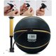 thumbnail image 4 of Balón de baloncesto tamaño 7 para uso en interiores y exteriores, de goma, con bomba, para adultos y niños, para baloncesto callejero., 4 of 5