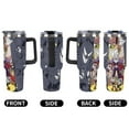 thumbnail image 6 of The Cuphead Show 40 Oz Tumbler With Handle And Straw, Stainless Steel Vacuum Travel Mug, Double Wall Vacuum Insulated Tumbler With Lid, Water Bottle for Gifts Party Office Coffee, 6 of 8