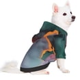 thumbnail image 2 of Fotbe Colorful Abstract Waves Sudadera con Estampado para Perros Pequeños – Suéter con Capucha para Mascotas, Tela Suave de Forro Polar con Bolsillo-X-Small, 2 of 7