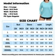 thumbnail image 3 of Women's Plus Size Sun Shirts UPF 50+ UV Protection Long Sleeve Rash Guard Quick Dry Workout Hiking Fishing Swim Shirt Gray 4XL, 3 of 5