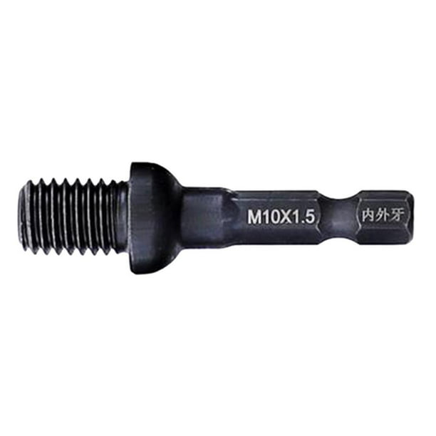 Adaptador de broca de tornillo de 1/4'' Adaptador de rosca Adaptador de mandril de taladro Herramienta A- 1.5 A- 1.5 A- M10 x 1.5