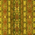 thumbnail image 1 of Ahgly Company Indoor Square Southwestern Yellow Country Area Rugs, 5' Square, 1 of 4