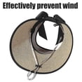 thumbnail image 4 of Women'sFoldableSunVisorwithWideBrimBowknotandBreathableDesign-PerfectforSummerBeachHatSunProtection(EmptyTop), 4 of 5