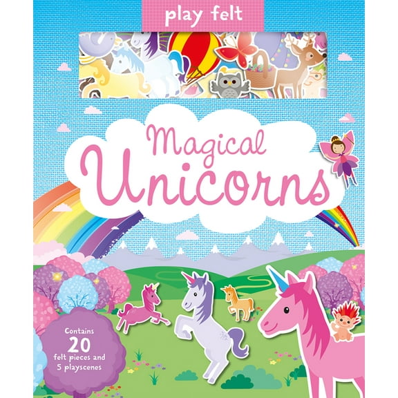 Soft Felt Play Books Play Felt Magical Unicorns, (Hardcover)