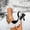 White, variant on Women's Polka Dot Slingback Pumps, Pointed Toe Stiletto Heel Dress Shoes with Buckle and Rhinestone Charm Accent White 37