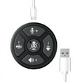 thumbnail image 1 of USB Speakerphone 360° Voice Pickup USB Type C-A Microphone for Home Office, Smart Voice Enhancement, 1 of 8