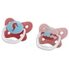 Dr. Brown's PreVent Contour Pacifier, Stage 1 (0-6m), Polka Dots Pink, 2-Pack