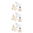thumbnail image 3 of maskred 2pcs/set Multipurpose Bra Straps For Any Occasion Adjustable And Comfortable Backless Bra Strap 3Set, 3 of 6