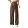 thumbnail image 2 of High Waisted Pants Women Business Casual Outfits Office Work Dress Trousers with Pockets, 2 of 5