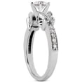 thumbnail image 2 of Pompeii 1ct Vintage Diamond Engagement Ring 14K White Gold (G/H,I1-I2), 2 of 2