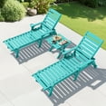 thumbnail image 6 of SERWALL Outdoor Small Folding Side Table, HDPE All Weather Adirondack End Table, No Assembly Required, Aruba, 6 of 9