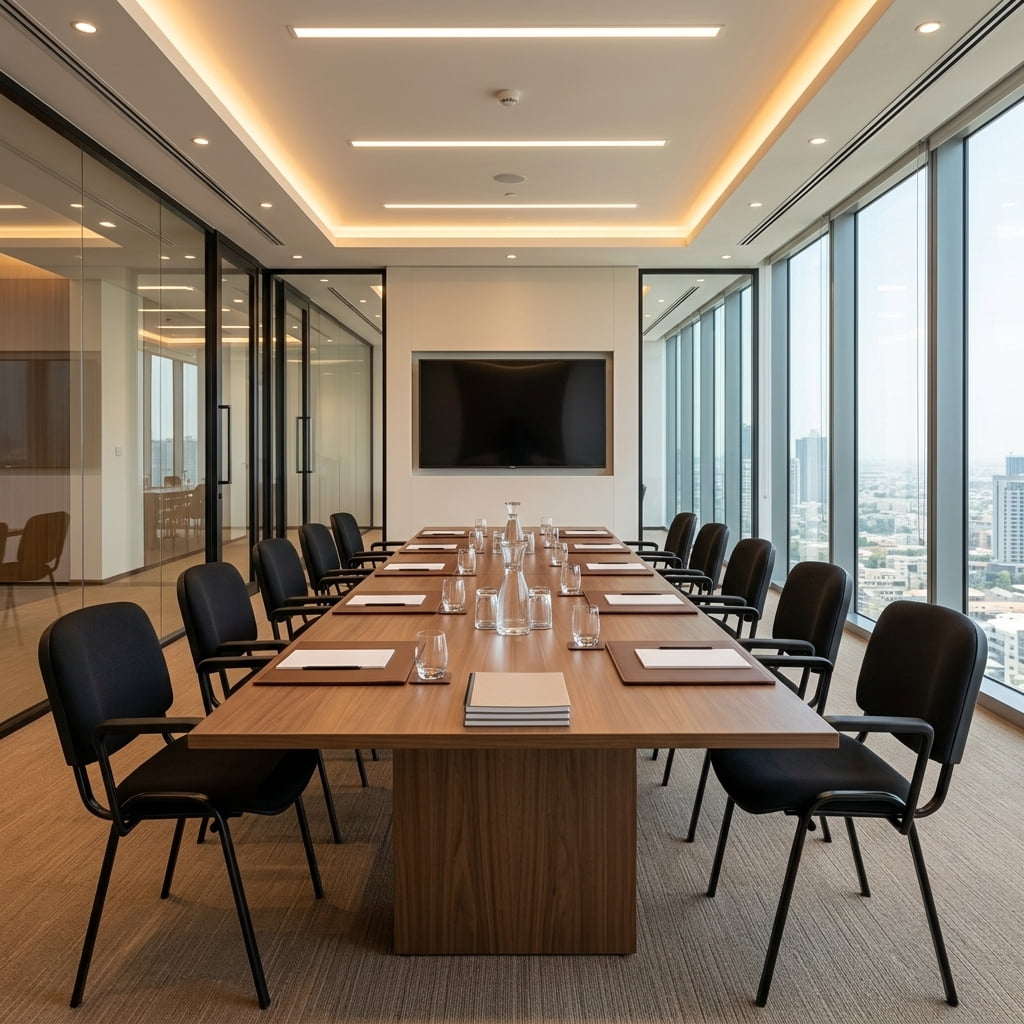 Guyou Black Stackable Conference Room Chairs Set of 5, Armless Mesh Reception Chair, Ergonomic Office Chair with Back, Visitor Chairs for Conference Room Training Room Waiting Room School