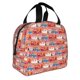 thumbnail image 2 of Easygdp Cartoon with Traffic Elements Bolsa Térmica Premium - Tela Oxford Impermeable, Gran Capacidad, Bolsillo Frontal, Unisex para Trabajo, Escuela, Actividades al Aire Libre y Picnics, 2 of 8