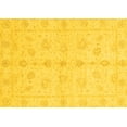 thumbnail image 1 of Ahgly Company Indoor Rectangle Oriental Yellow Traditional Area Rugs, 6' x 9', 1 of 4