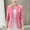 Pink, variant on Women's Work Blazer Solid Color Long Sleeve Notched Lapel Open Front Professional Jacket With Pockets