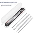 thumbnail image 1 of Juego de 4 agujas para acné con galvanoplastia, agujas para acné y puntos negros, agujas para acné de doble cabezal, juego de agujas de belleza, 1 of 5