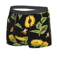 thumbnail image 2 of Kll Bees And Sunflowers Men'S Cotton Boxer Briefs Underwear-X-Large, 2 of 9
