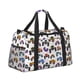 thumbnail image 2 of Fotbe Cartoon Monster Trucks1 Bolsa de Viaje con Estampado, Bolsa de Fin de Semana para Mujer con Compartimento para Zapatos, Bolsa de Gimnasio con Bolsillo Húmedo, 2 of 7