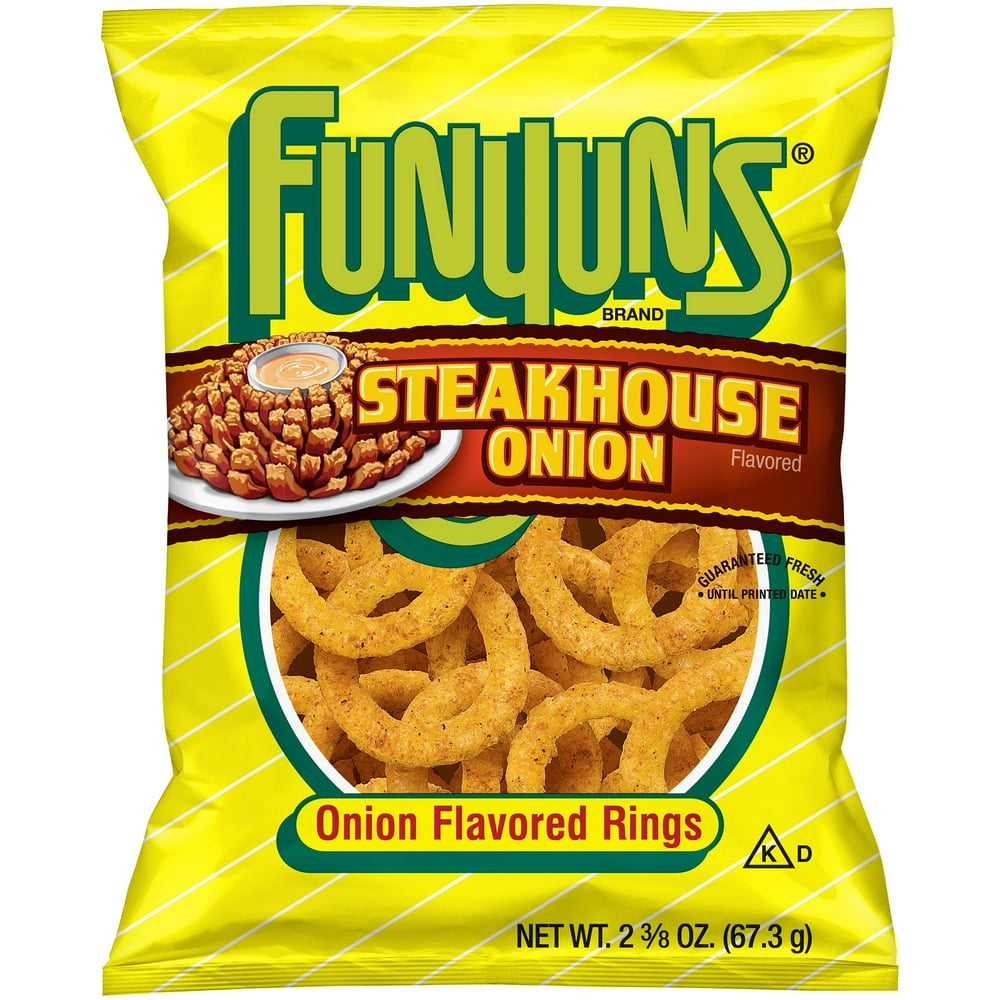 Funyuns Steakhouse Onion Flavored Rings 2.375 oz. Box