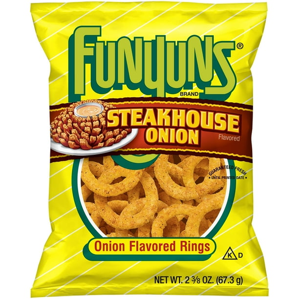 Funyuns Steakhouse Onion Flavored Rings 2.375 oz. Box