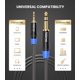thumbnail image 3 of Cable de audio estéreo de 3,5 mm a 6,35 mm para guitarra de 1 m, 3 of 8