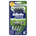 thumbnail image 3 of Gillette Maquinilla de Afeitar Desechable para Hombre Sensor3 Sensitive, 4 Cuchillas, 3 of 8