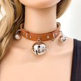 thumbnail image 1 of Excite Your Sex Life with BDSM Bondage Collar & Leash Set - PU Leather Fetish Harness & Choker Necklace for Adults, 1 of 5