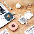 thumbnail image 5 of 6 Pieces Retractable Cable Management Charging Cord Organizer Phone Cord Holder Retractable Cable Reels Small Winder Case for Usb Cable Headset Cord Mouse Wire Charger Cable, 5 of 5