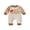 Beige, variant on Baby Boy Thanksgiving Clothes Long Sleeve Turkey Letter Print Romper One Piece Sweatshirt Jumpsuit 0-18 Months Fall Clothes