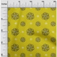 thumbnail image 1 of oneOone Organic Cotton Voile Fabric Floral Block Printed Fabric 1 Yard 42 Inch Wide, 1 of 4