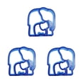 thumbnail image 1 of Bewildely Bread Slicing Mold Cute Shape Plastic Biscuit Kitchen Mould Slicer Molds Making Baking Pancakes Sandwich Breakfast DIY Tipo 2 Mostrar como imagen 3piezas Bewildely CBP039002, 1 of 6